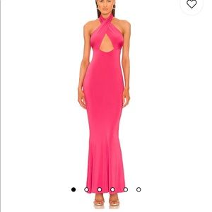 Michael Costello REVOLVE Cross Front Maxi Dress in Hot Pink
Six Small